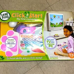 my first computer by leapfrog. Box a little warm, but it’s brand new.